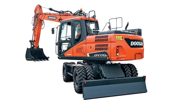 Doosan DX170 Wheeled Excavator